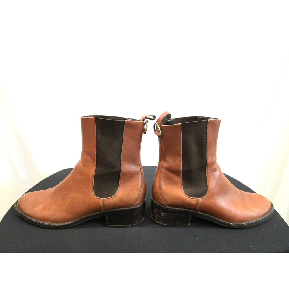 Cole Haan NikeAir Brown Leather Waterproof Chelsea Boots Women Sz 8 - Picture 8 of 11